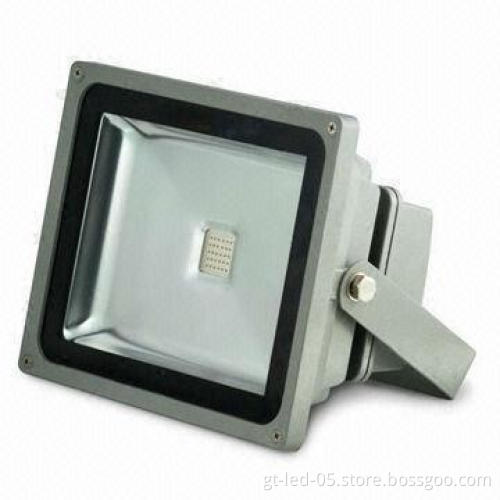 Outdoor Waterproof IP65 10 to 100W LED Floodlight with SAA, CE, RoHS, TUV and EMC Testing